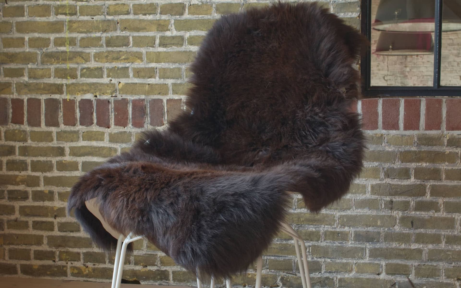 Texel schapenvacht bruin