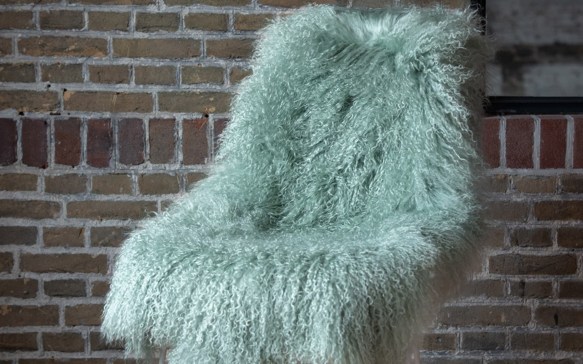 Tibet schapenvacht mint