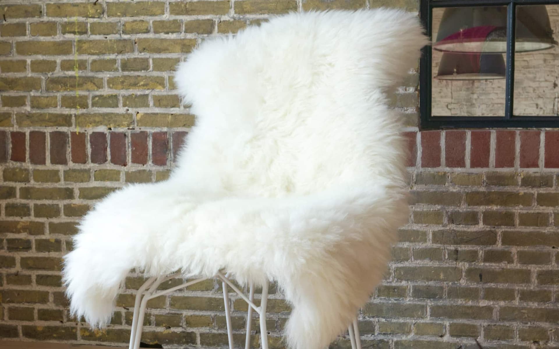 Texel schapenvacht wit