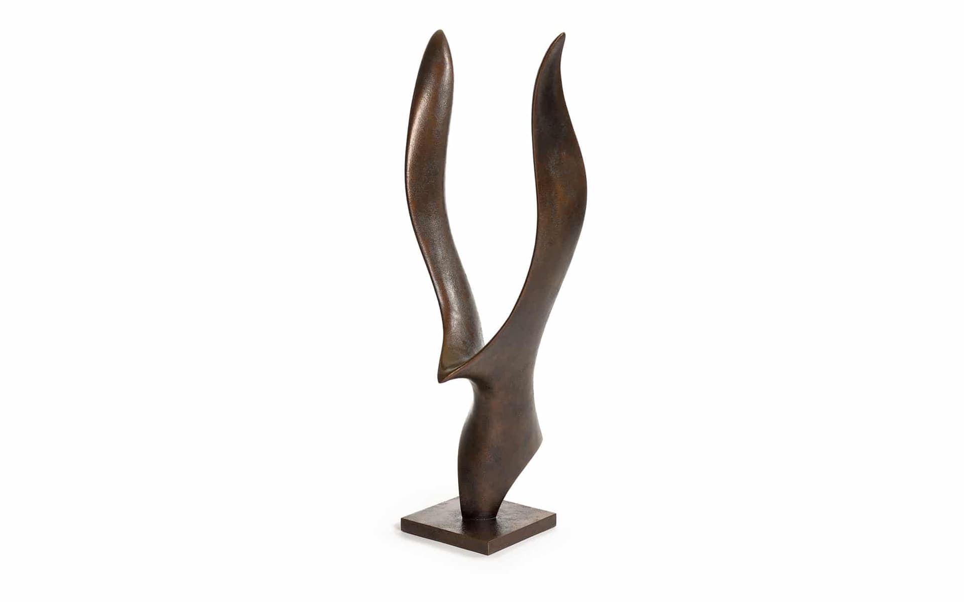 Sculptuur Charlie Brown, bruine vogel