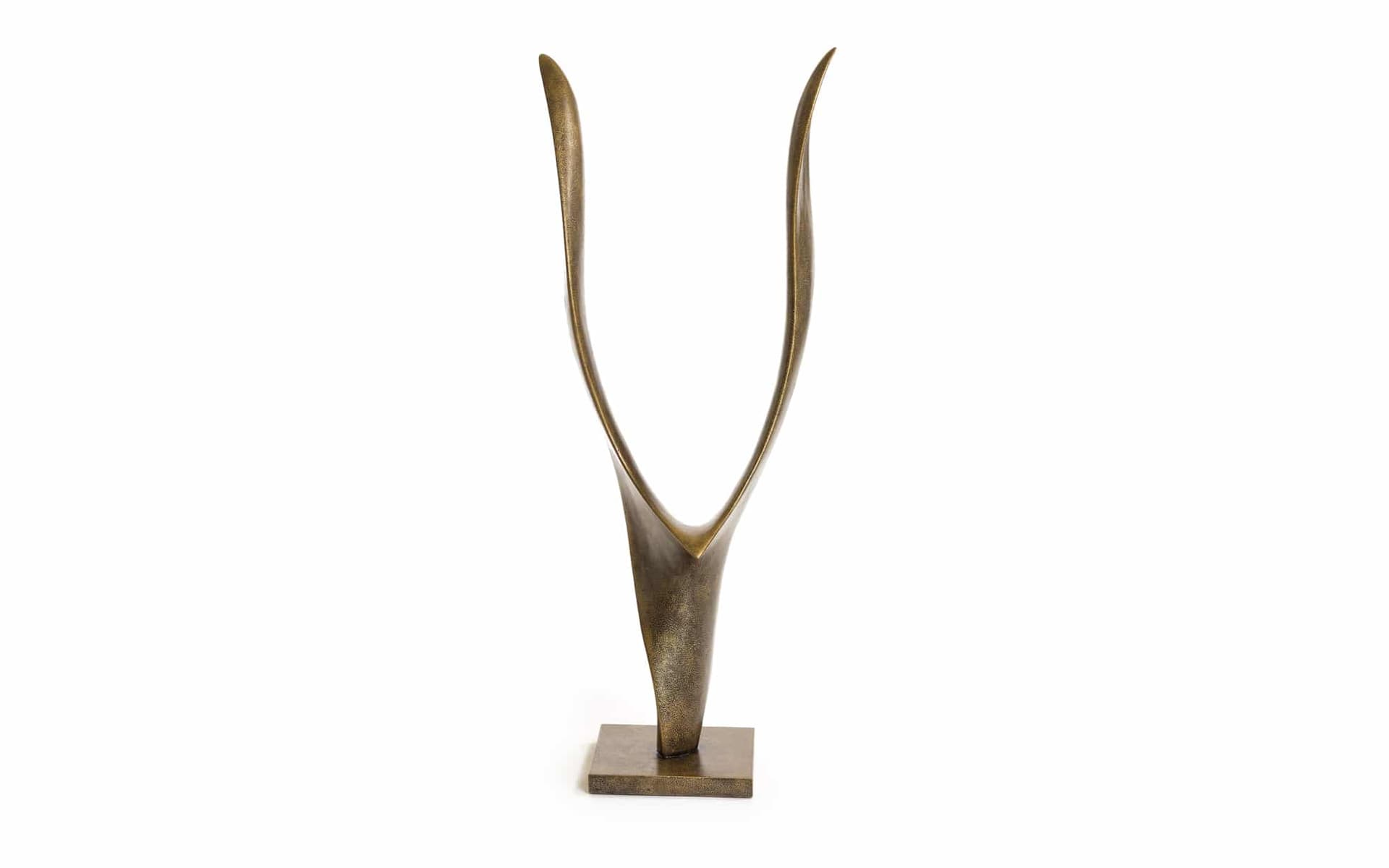 Sculptuur Charlie Gold, gouden vogel