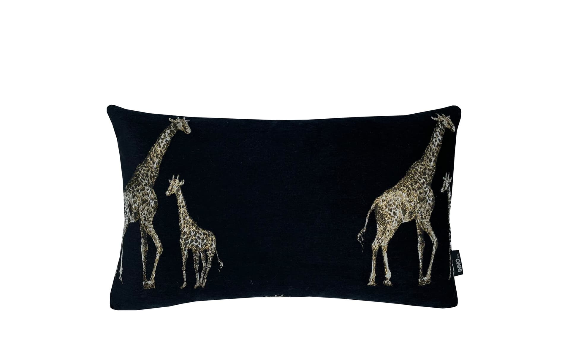 Sierkussen Giraffe Black 45 x 30 cm