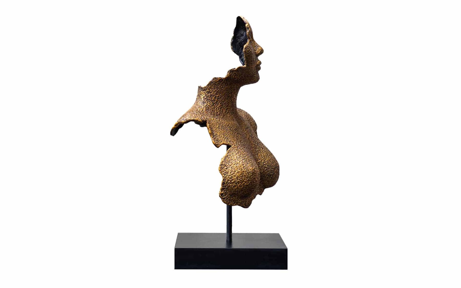 Sculptuur Guilia Gold vrouwenlichaam in goud kleur