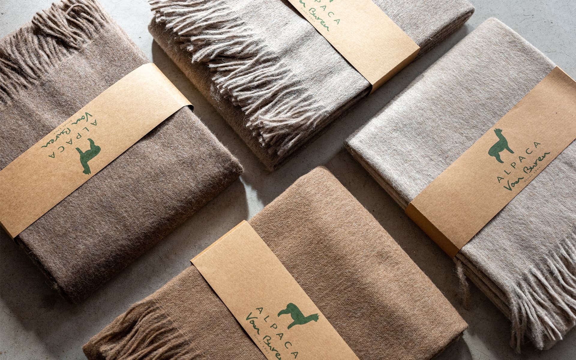Van Buren Alpaca wollen plaids