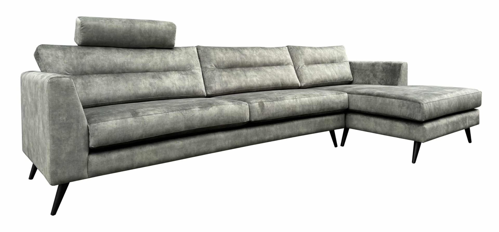 Loungebank Zoë groene velvet