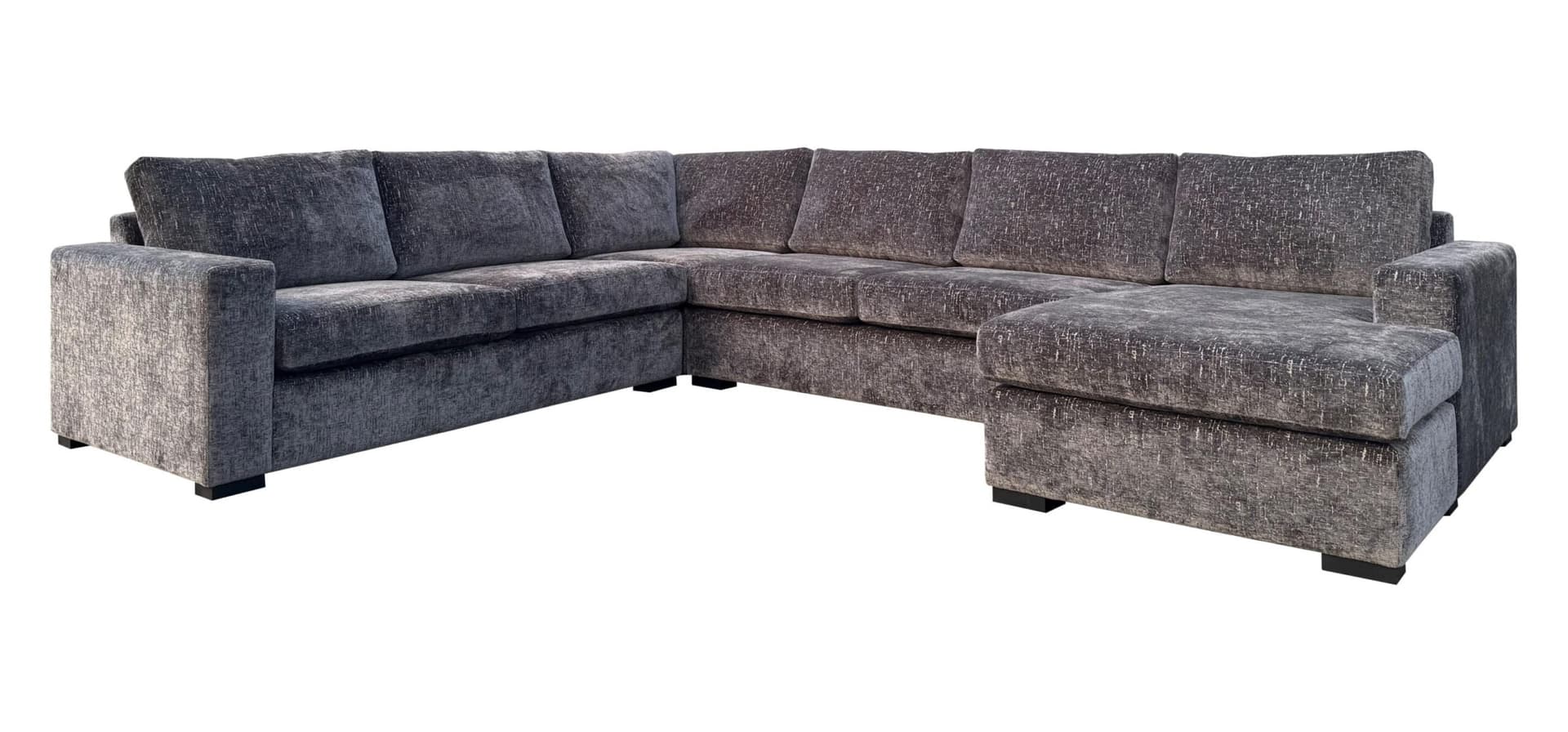 Elementenbank Daan in velvet stof Island anthracite 67