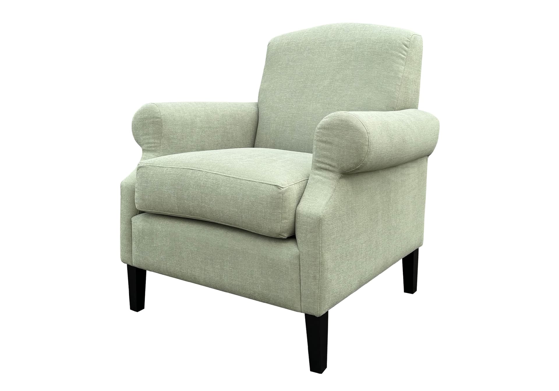 Groene klassieke fauteuil Elise