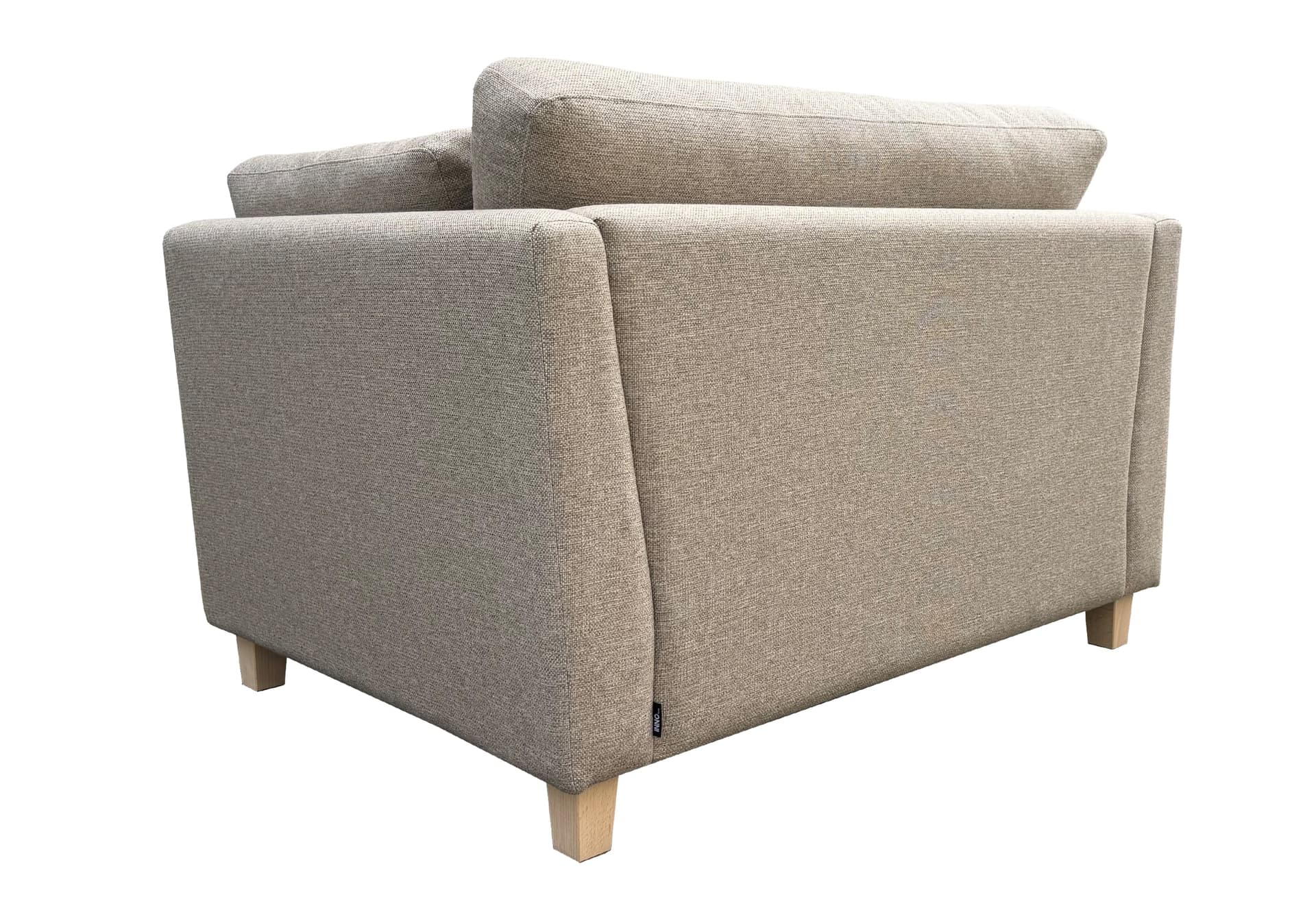 Bruine klassieke loveseat Finn