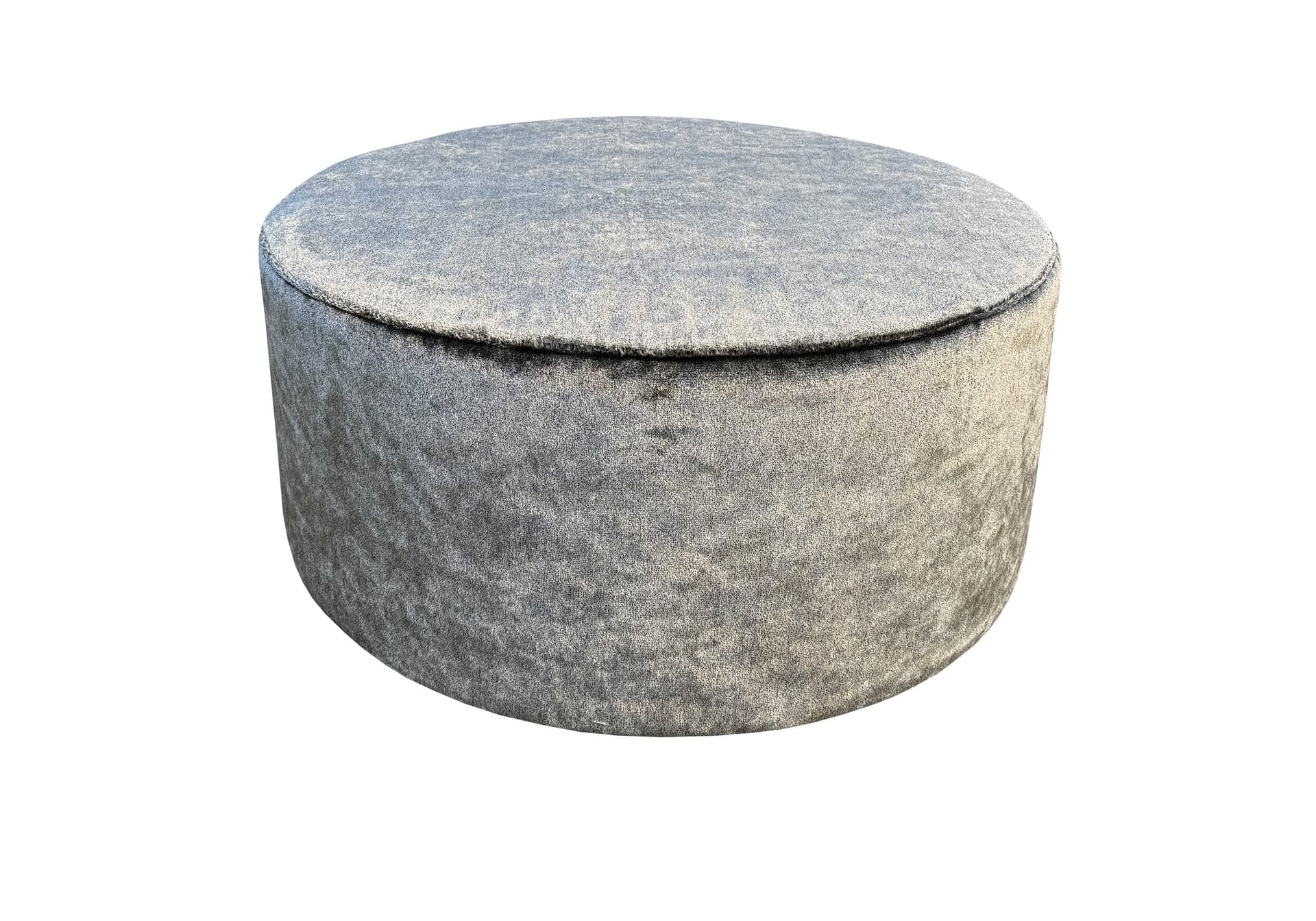 Ronde poef Esmee 80 cm Grijs