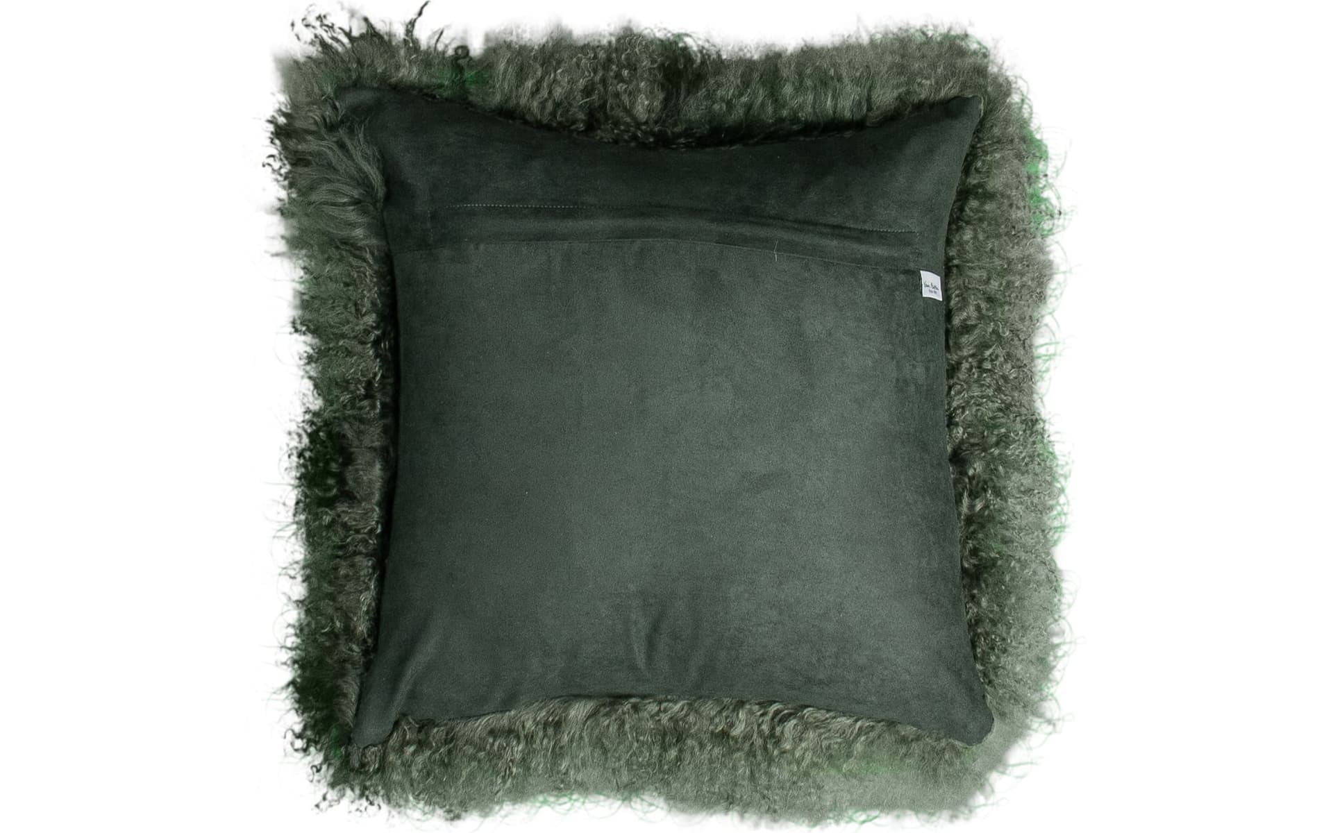 Schapenvacht sierkussen Tibet Groen 45x45cm