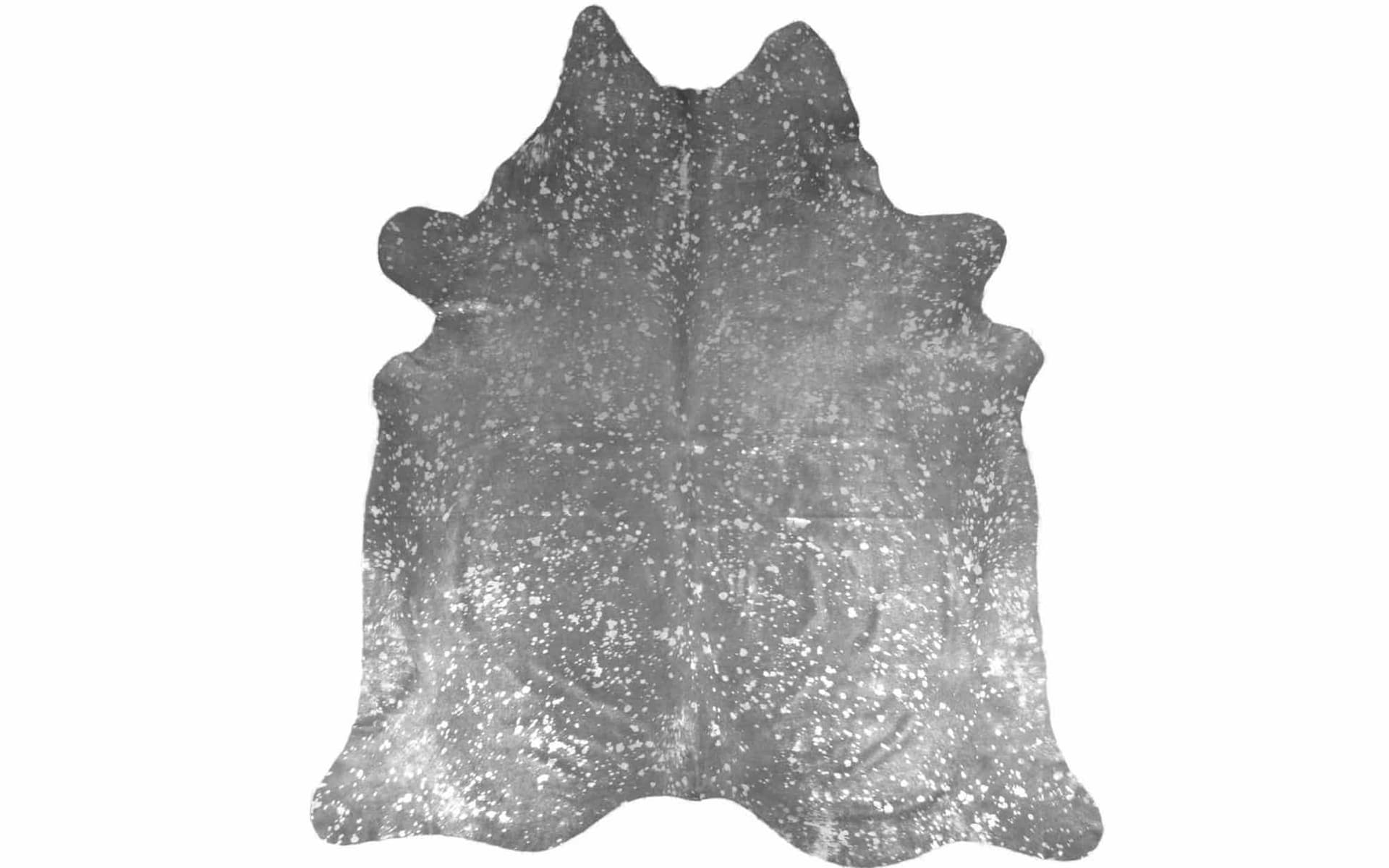 Metallic Zilver Koeienhuid