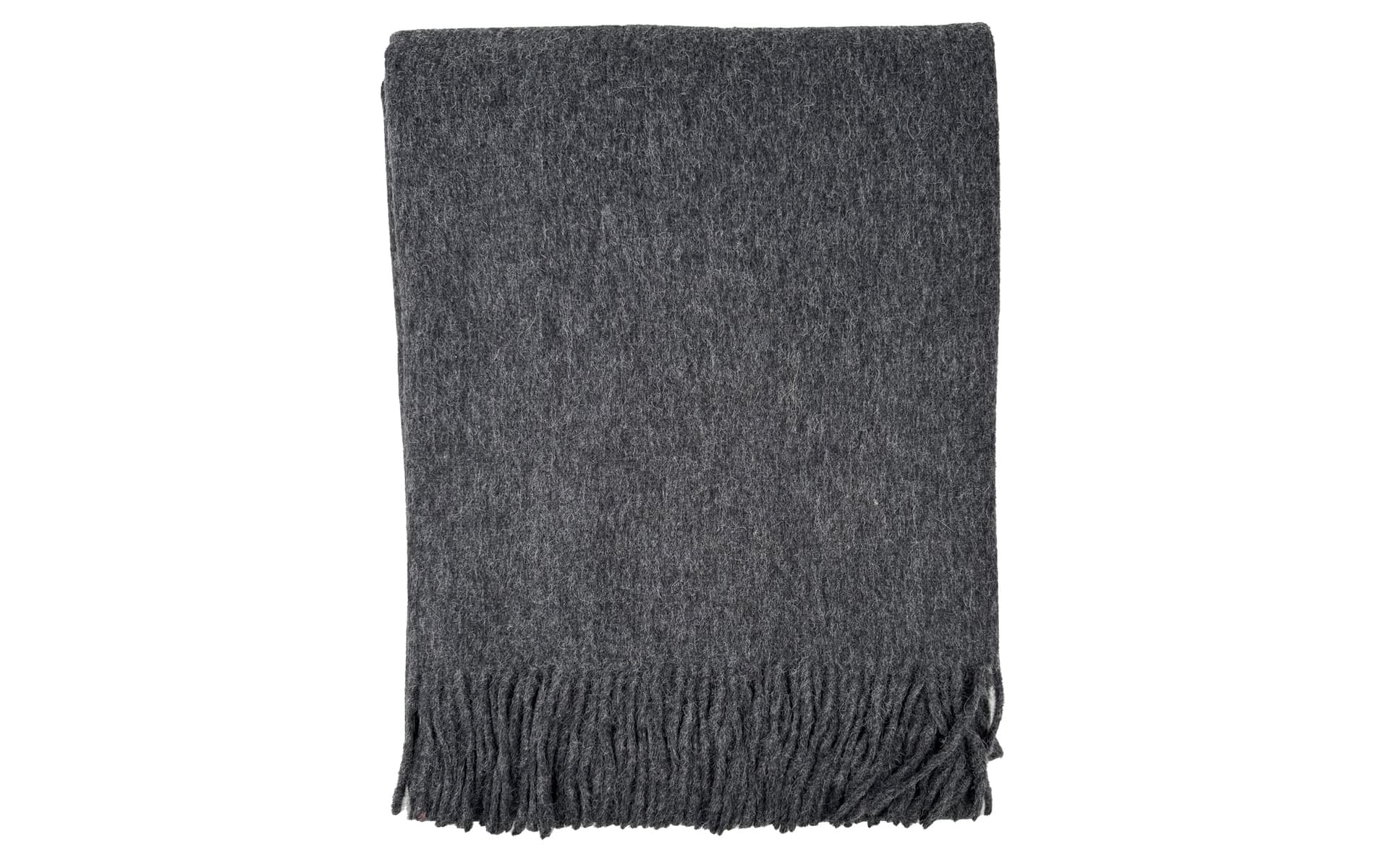 Alpaca plaid van Buren Antraciet