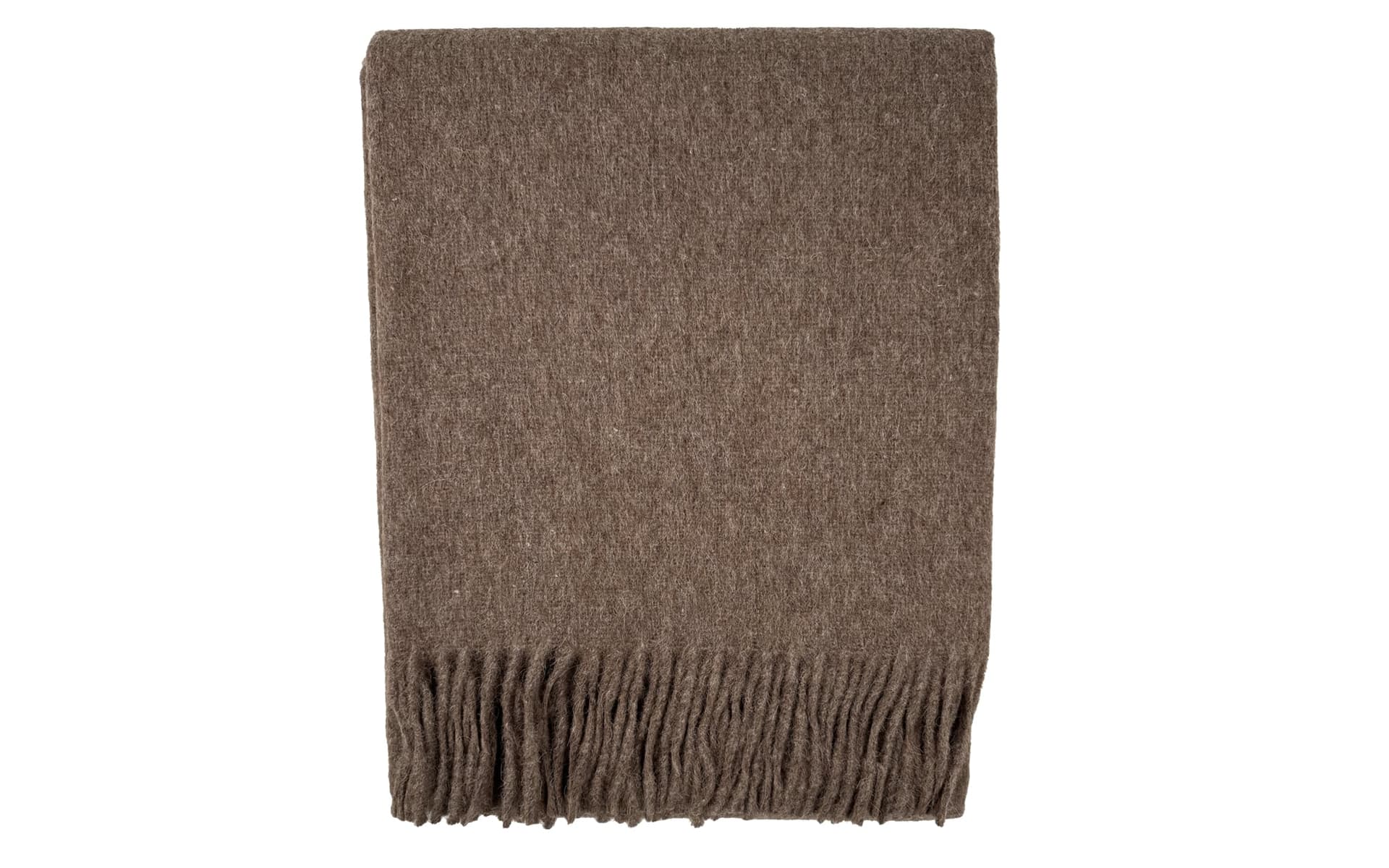 Alpaca plaid van Buren Chocolade