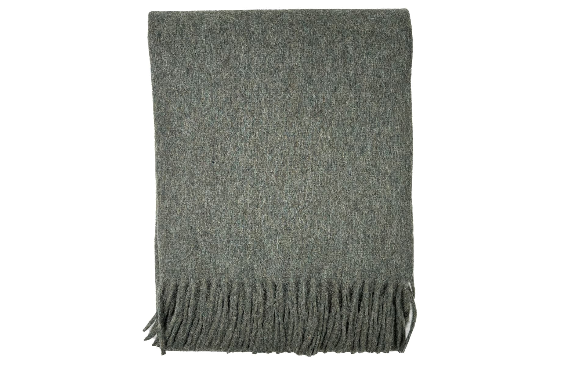 Alpaca plaid van Buren Donkergroen