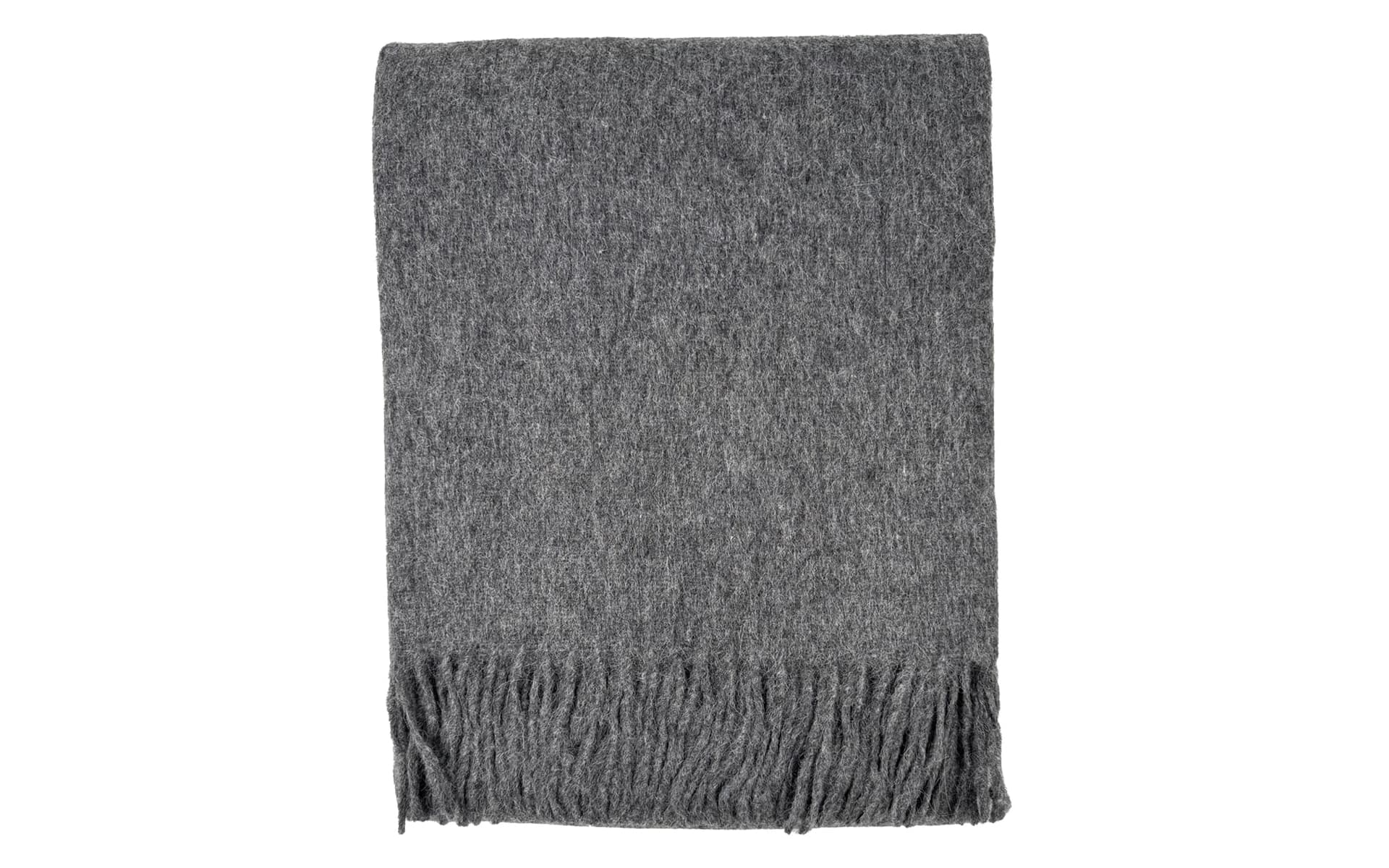 Alpaca plaid van Buren Grijs