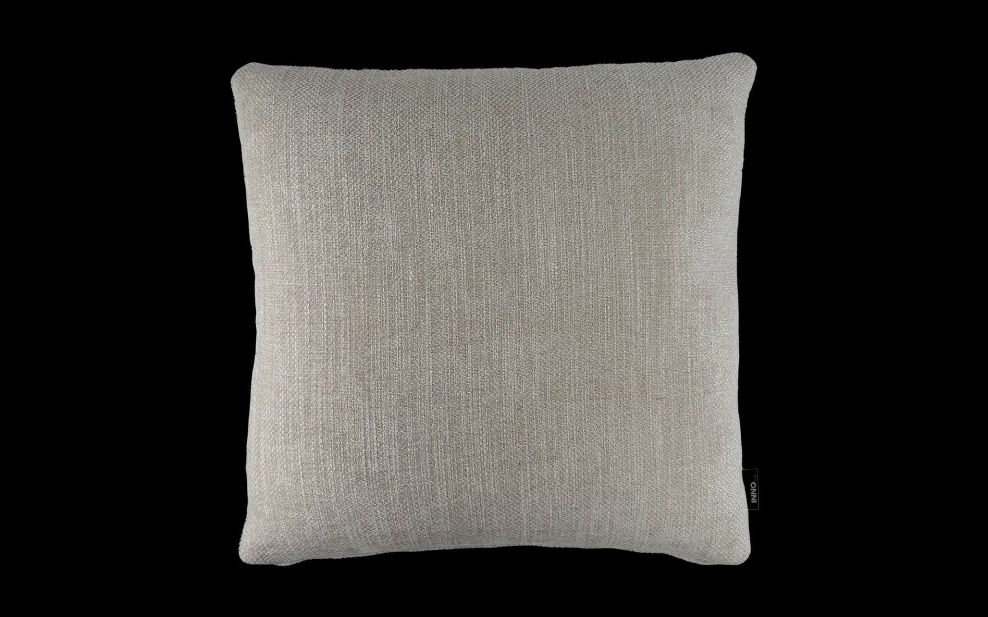 Voorzijde van het vierkant sierkussen Ayla Zand 50 x 50 cm in zandkleur