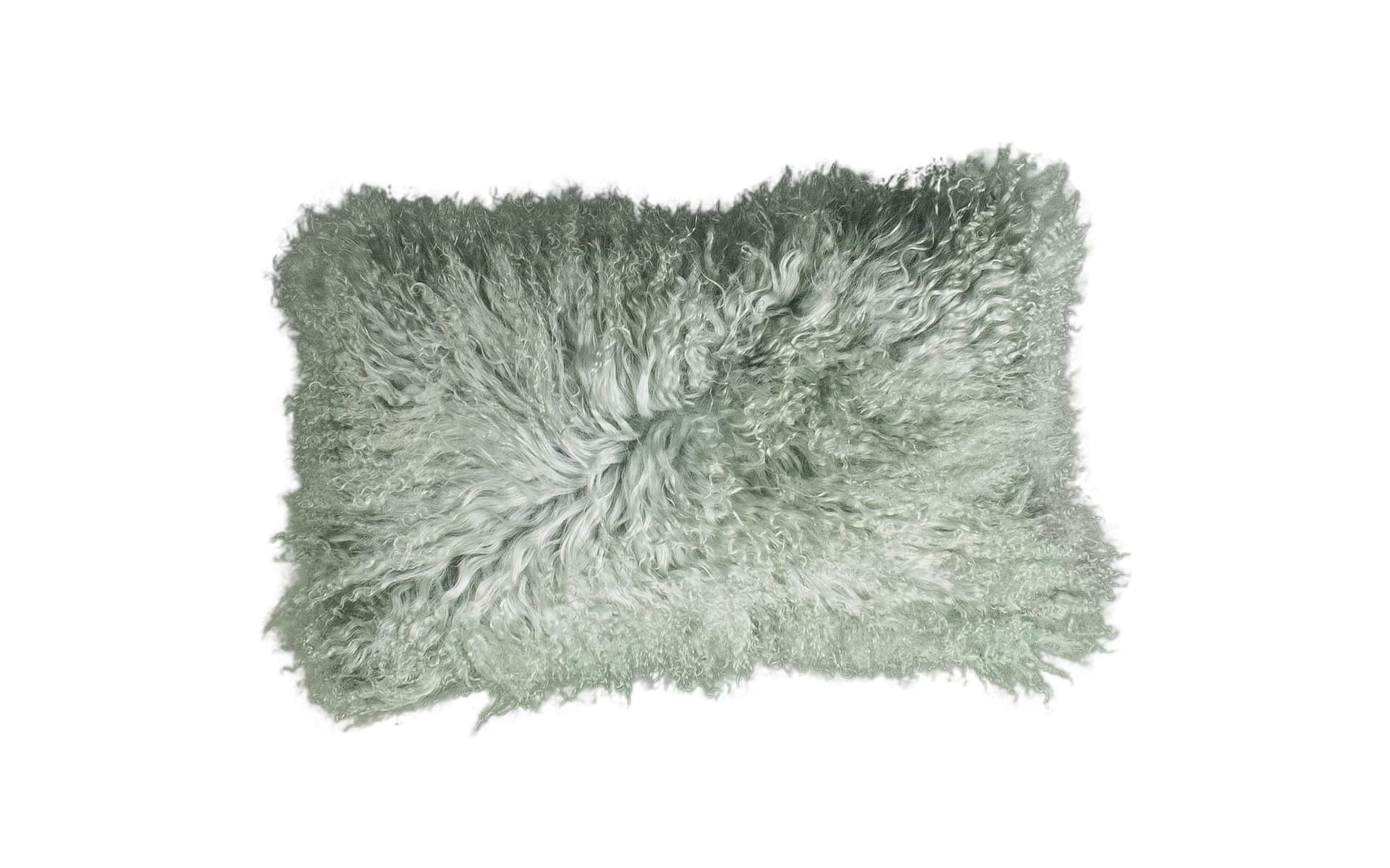 Schapenvacht sierkussen Tibet Mint 30x50cm