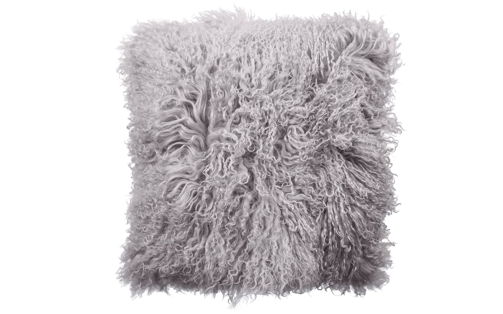 Schapenvacht sierkussen Tibet Taupe 45x45cm