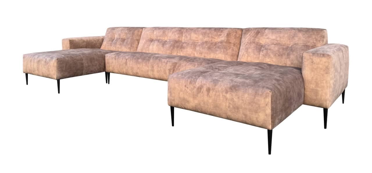 Luxe elementenbank Mila met 2 longchairs