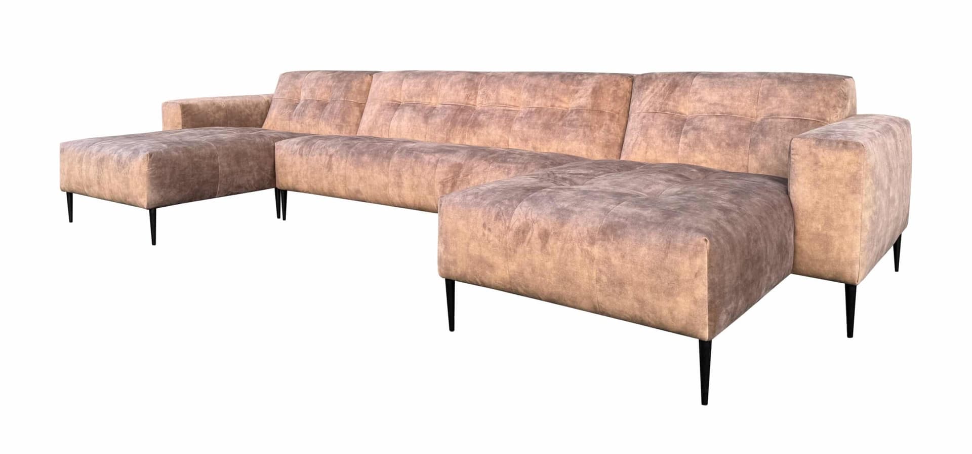 Luxe elementenbank Mila met 2 longchairs