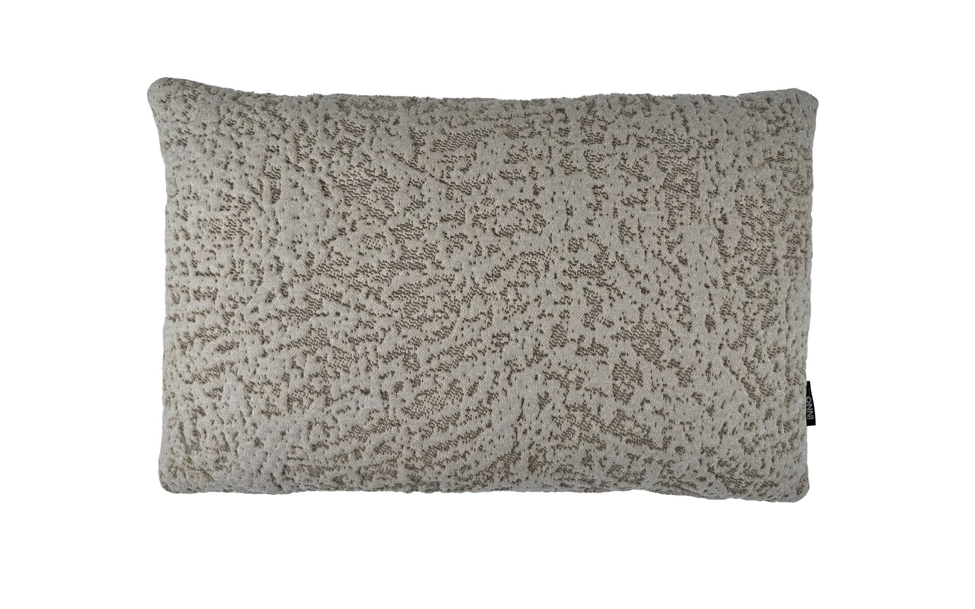 Beige, bruin luxe sierkussen 35 x 55 cm