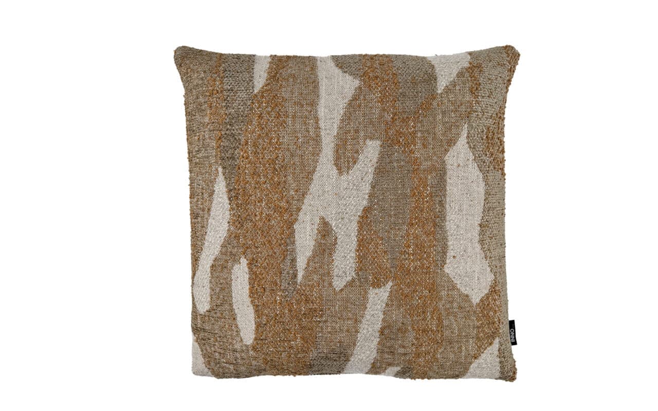Sierkussen Bruin Beige 50 x 50 cm