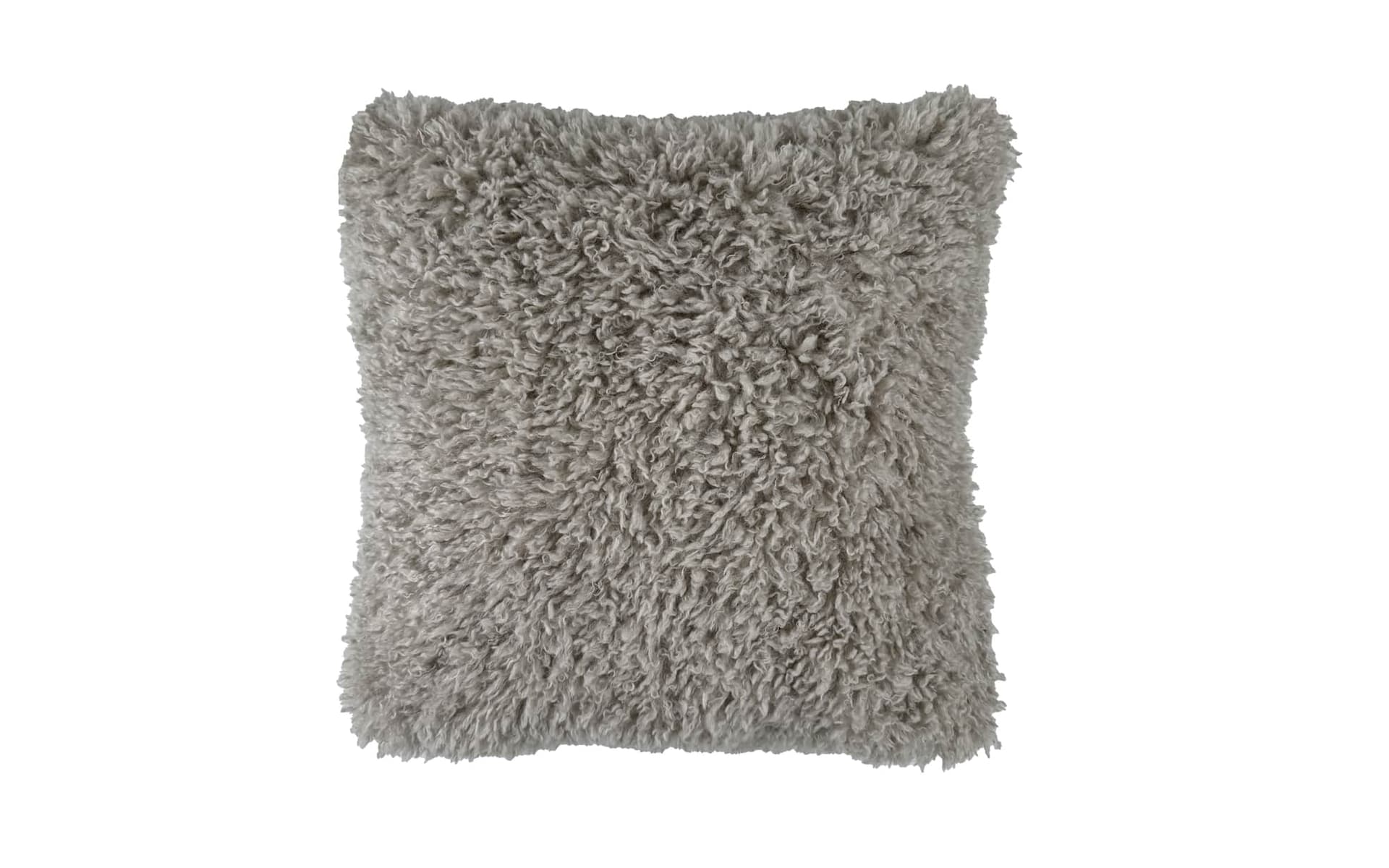 Zacht sierkussen met pluche textuur 45 x 45 cm
