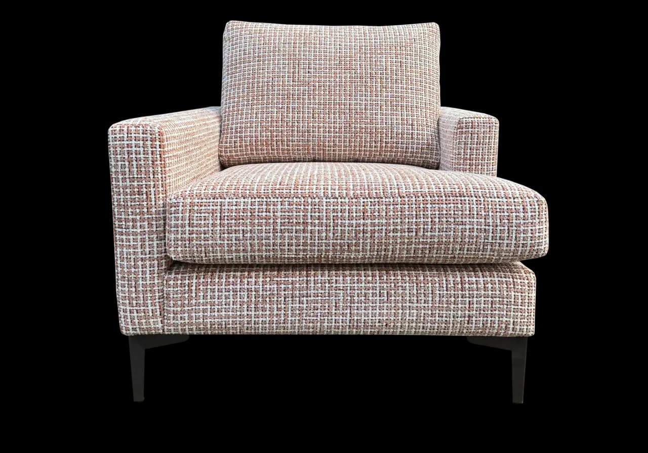 Vooraanzicht van de Terra fauteuil Amélie links