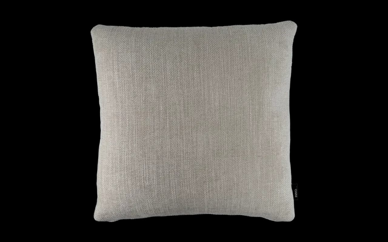 Voorzijde van het vierkant sierkussen Ayla Zand 50 x 50 cm in zandkleur