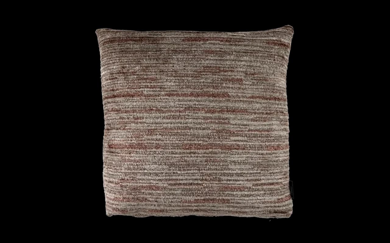 Sierkussen Velouris Stripe 45 x 45 cm met luxe gestreept velvet motief