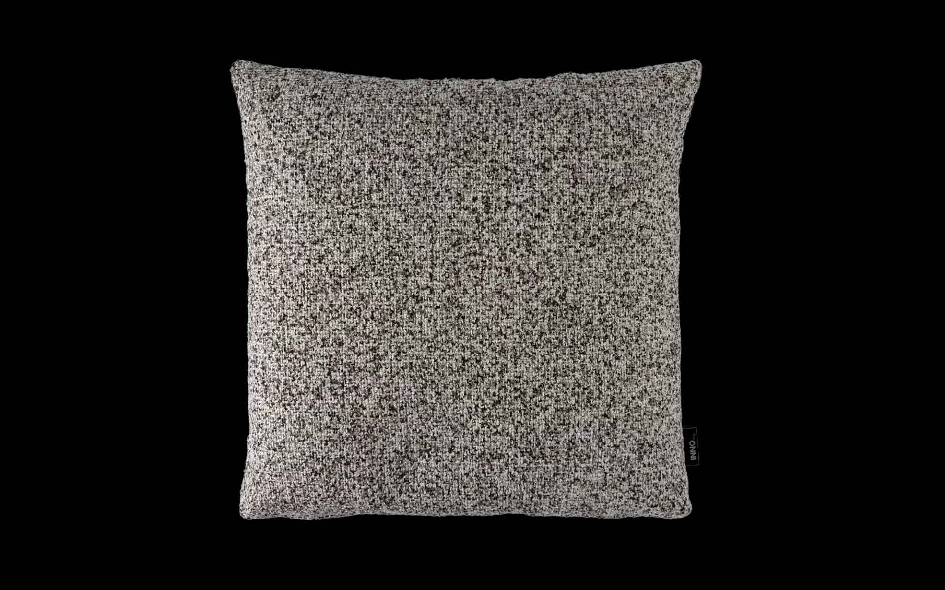 Sierkussen Tana Bruin 45 x 45 cm met gemêleerde stof in bruin en beige, vierkant en keerbaar